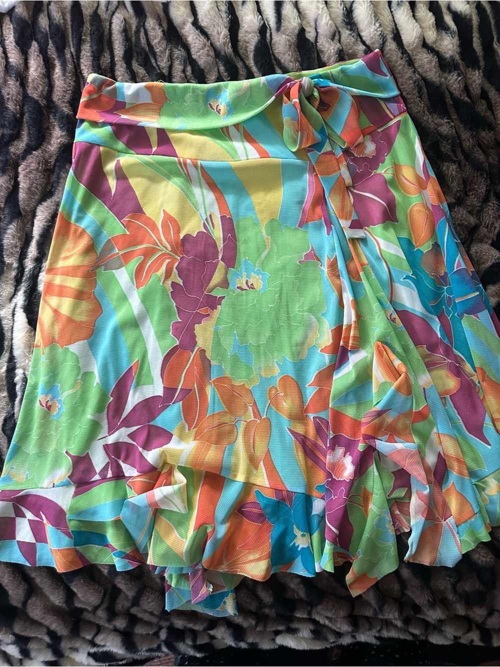 Colorful floral Skirt